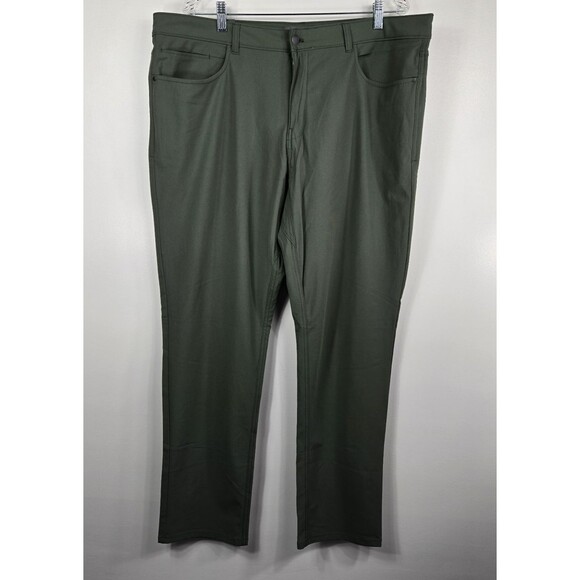 Members Mark Men's Size 40x32 Benton Performance Pants Green NWT - Picture 1 of 7